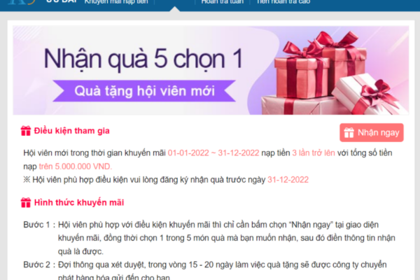 Khuyến mãi Ku11 ⚡️ Cập nhật những khuyến mãi hấp dẫn nhất